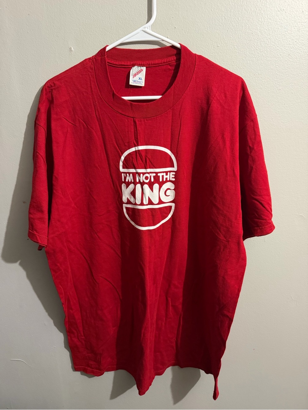 Vintage 1996 Audio Adrenaline Band Tshirt Im Not The King Jerzees 100% Cotton XL
